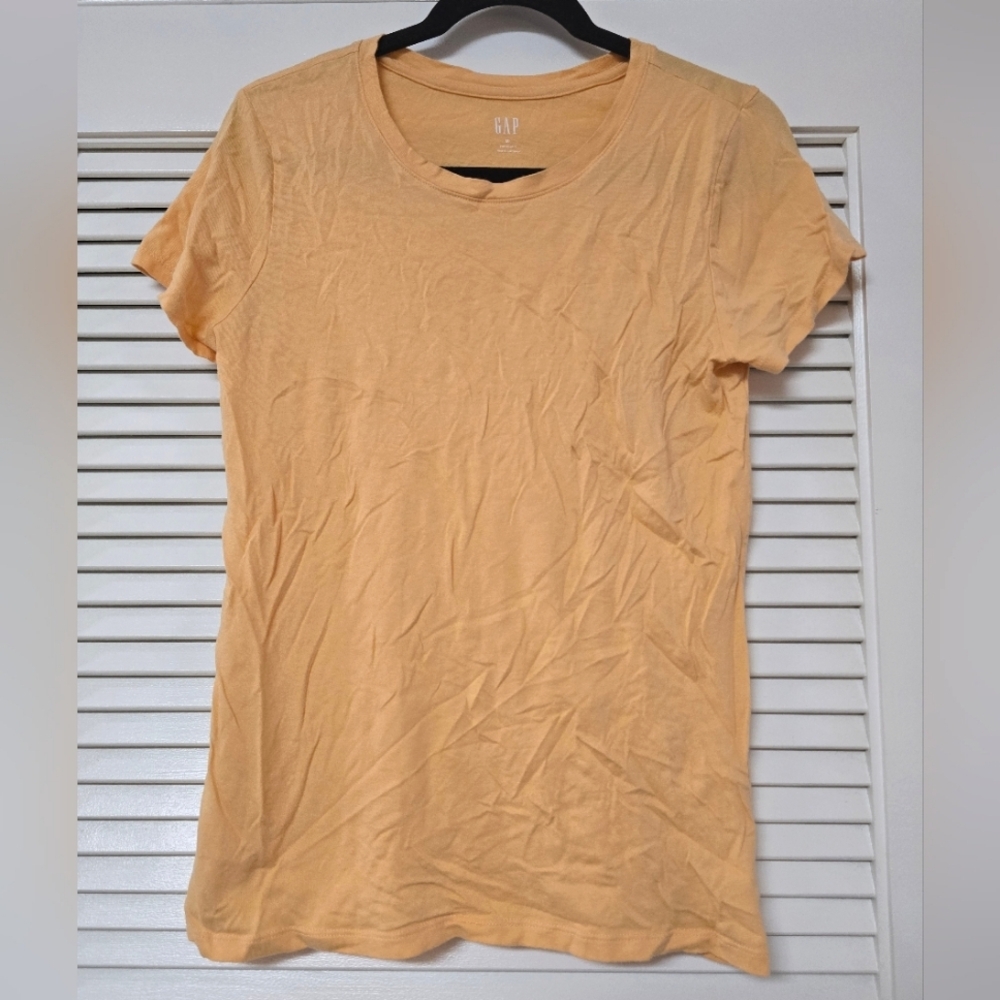 GAP - Yellow Casual Short-Sleeve Top